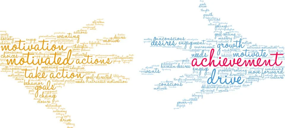 Achievement Word Cloud Stock Illustration