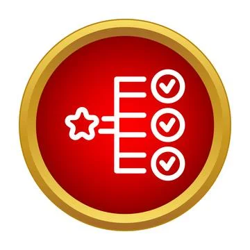 Achieving goals and completing tasks icon concept Stock Illustration