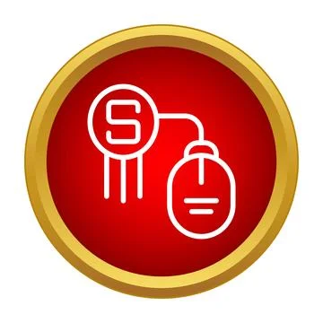 Achieving top search engine ranking with computer mouse Illustrazione stock