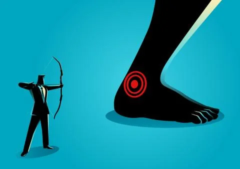 Achilles' Heel Stock Illustration