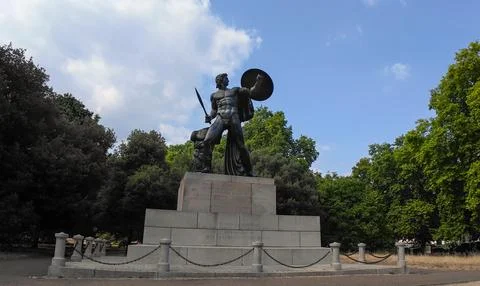 Achilles statue Stock Photos