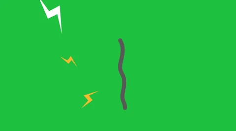 Aching Back Cartoon Effect:  Looping Video stock 33892505