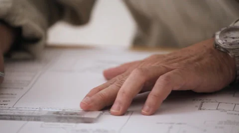 Achitect projecting Stock Footage 39195814