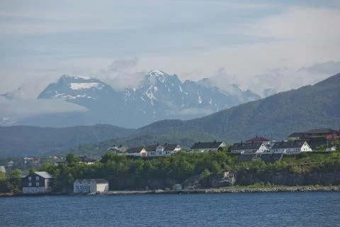 Achitecture of Alesund Stock Photos