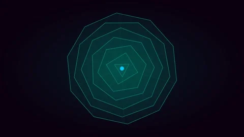 Acid aqua neon web for geometric web visuals. Professional psychedelic motion Stock Footage 342624265
