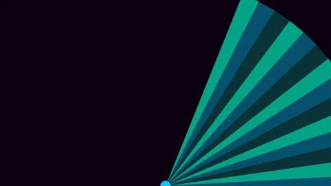 Acid aqua prism pattern for light dispersion visuals. Professional psychedelic Stock Footage 342624243