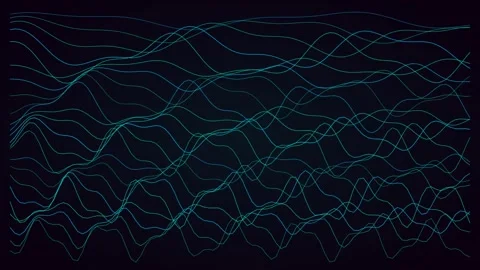 Acid aqua wave interference for psychedelic waves visuals. Professional Stockbeeldmateriaal 342624407