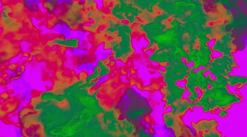 Acid clouds of abstract particles, 3D animation, looping 스톡 동영상 64996682