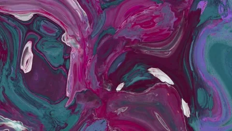 Acid fluid watercolor Stock Footage 134050480