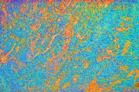 Acid graphics with blurry spots. Texture. Stock Photos