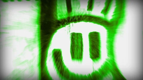 Acid Green Graffiti Close Up 库存影片 86218807