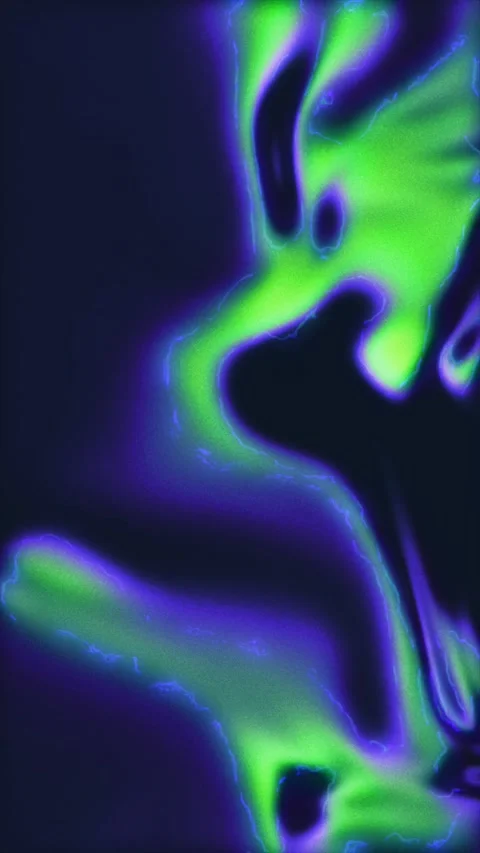 Acid Green Liquid Waves Abstract Noise Vertical Background Stock Footage 340005173