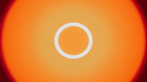 Acid orange white circle psychedelic motion background Stock Footage 109464982
