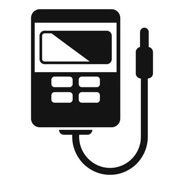 Acid ph meter icon simple vector. Alcaline water scale Stock Illustration