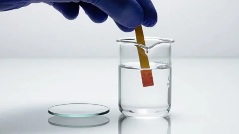 Acid pH test Vidéo 147937838