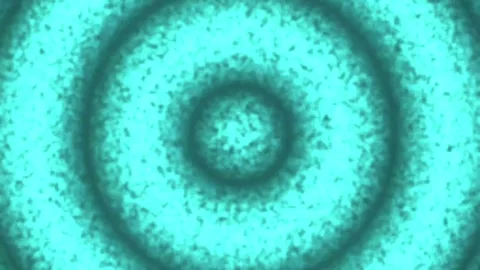 Acid Pulsing Gradient Circle Wave Glow Loop cian horizontal 10 seq Stock-Footage 329311844