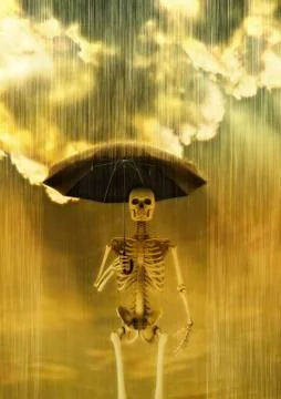 Acid rain Illustrazione stock