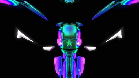 Acid Skull Stock Footage 90091410