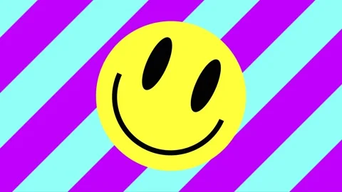 Acid Smile Background Stock Footage 135693359