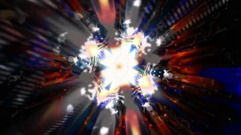 Acid Snowflake Collision Mix 動画素材 83243958