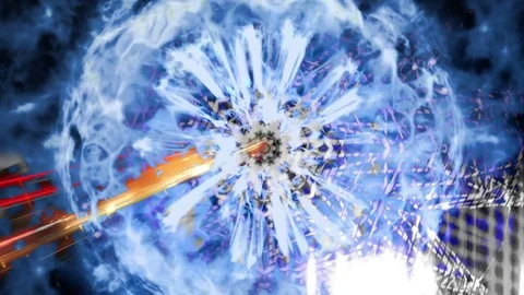 Acid Traffic in Blue Shockwave 動画素材 83678064