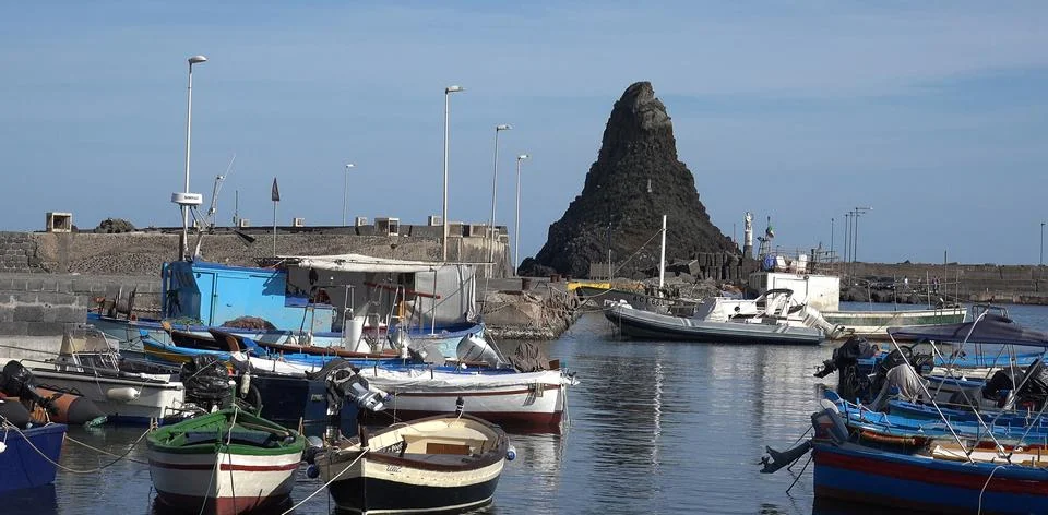 Acitrezza (Sicily) Foto stock