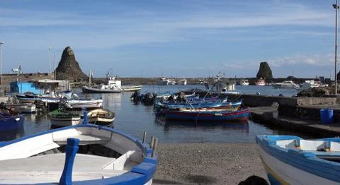 Acitrezza (Sicily) Stock Photos
