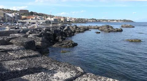 Acitrezza (Sicily) Stock Photos