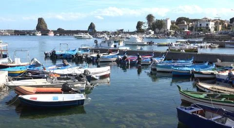 Acitrezza (Sicily) Stock Photos