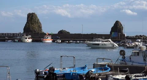 Acitrezza (Sicily) Foto stock