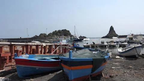 Acitrezza (Sicily) Foto stock