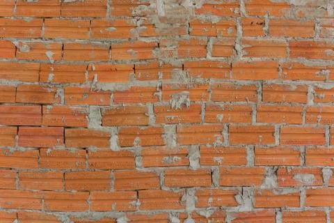 Ackground of Brown Brick wall. Stock Photos