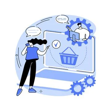 Acknowledgment received abstract concept vector illustration. Stock Illustration