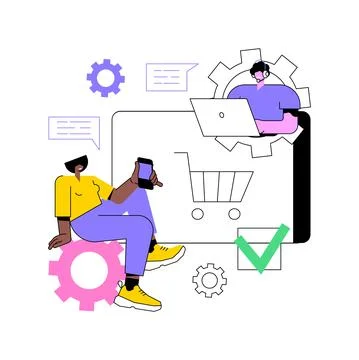 Acknowledgment received abstract concept vector illustration. Stock Illustration