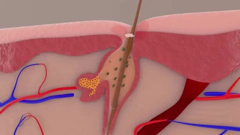 Acne animation Video stock 159731227