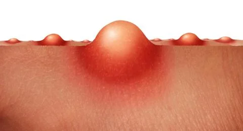 Acne Skin Concept Stock Illustration