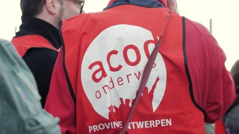 ACOD Vest During National Strike Stock Footage 305826417