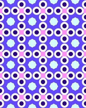 AColorful abstract retro patterns geometric design wallpaper background Stock Illustration