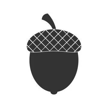 Acorn icon. Vector concept illustration for design. Stock Illustration