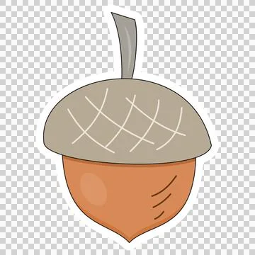 Acorn nut Stock-Illustration