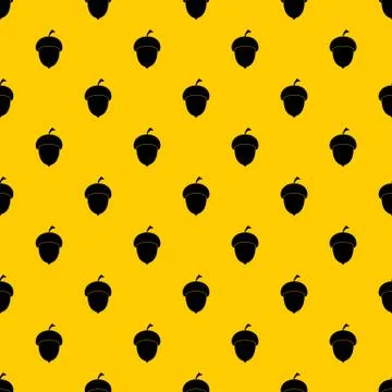 Acorn pattern 스톡 일러스트