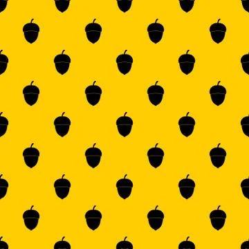 Acorn pattern Stock Illustration