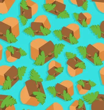 Acorn pattern seamless. Fruit of the oak tree background. Baby fabric texture Stock Illustration