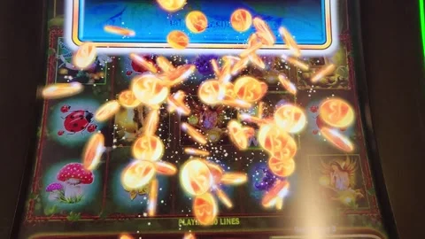 Acorn Pixie Slot Machine Casino Game 库存影片 243790029