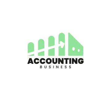 Acounting House Logo Stock Illustration