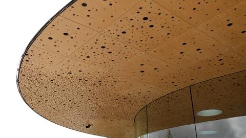 Acoustic ceiling texture architecture Stock Photos