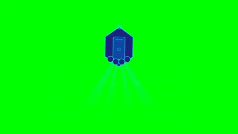 Acoustic Doppler Current Profiler Ocean Tech Sonar Pulse Vector Animation Stock Footage 346673644