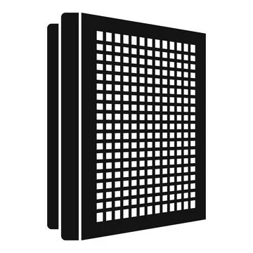 Acoustic foam panel soundproofing studio sound absorption Stock Illustration