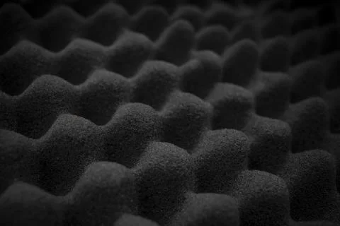 Acoustic foam structure, soft focus close up, abstract backdrop Stock Photos