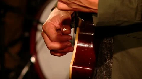 Acoustic Guitar-close up2 스톡 동영상 9878286